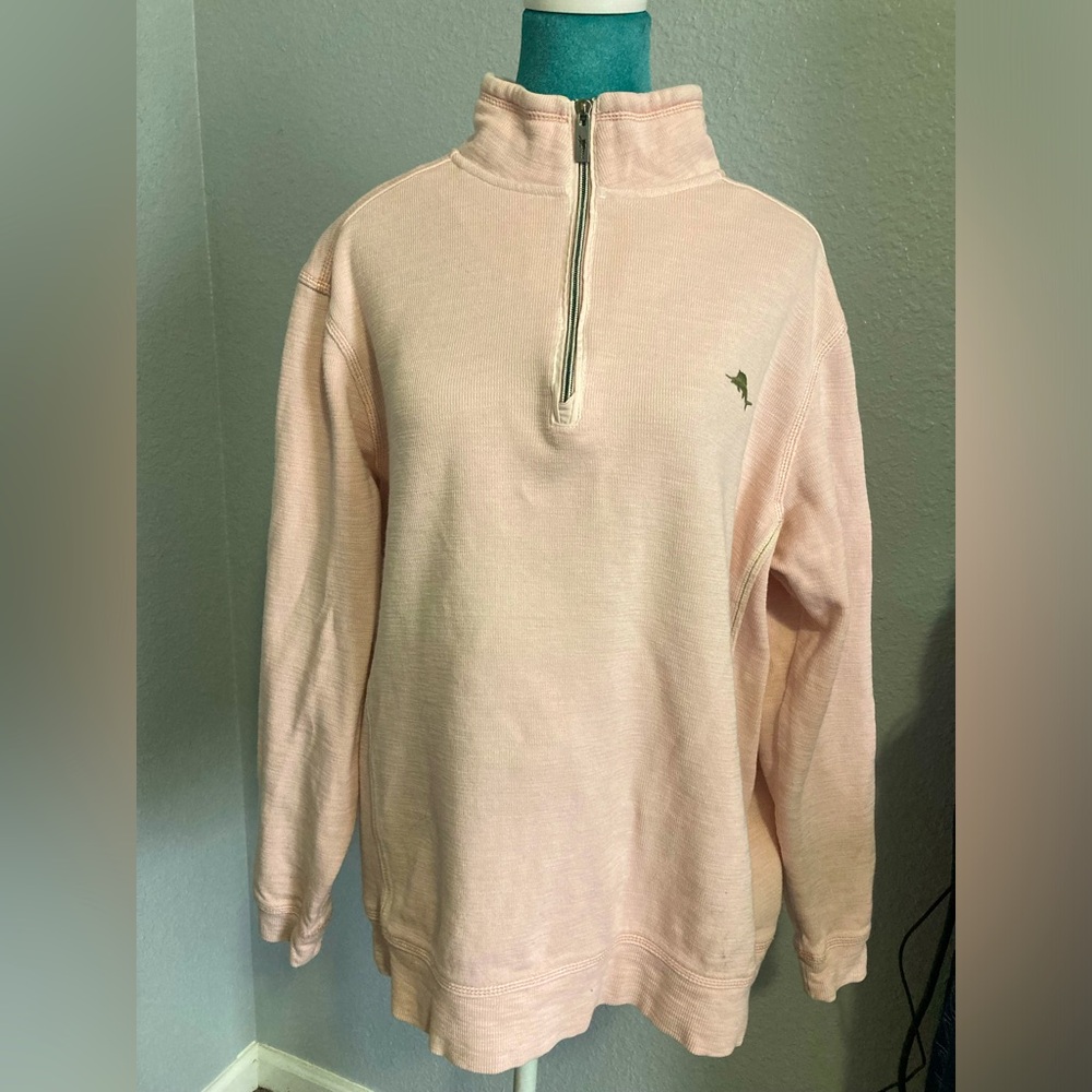 Tommy Bahama half zip pull over size large women’s